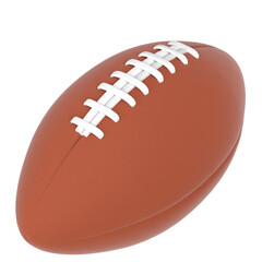 3D rendering illustration of an American football ball