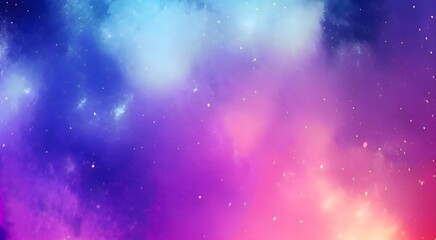 Naklejka premium Star field in space a nebula and a gas congestion.