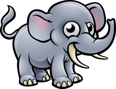 Cartoon Elephant Character