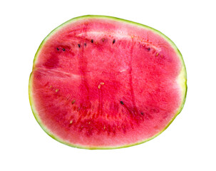 half of watermelon without a background