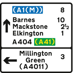 On approaches to junctions, The Highway Code Traffic Sign, Signs giving orders, Signs with red circles are mostly prohibitive. Plates below signs qualify their message.