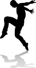 Street Dance Dancer Silhouette