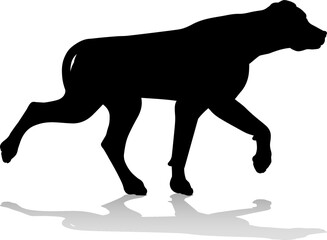 Dog Silhouette Pet Animal