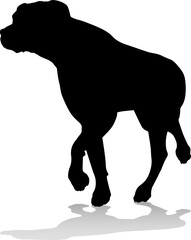 Dog Silhouette Pet Animal