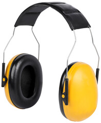 Hear protectors side view isolated