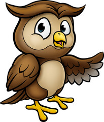 Cartoon Owl Character