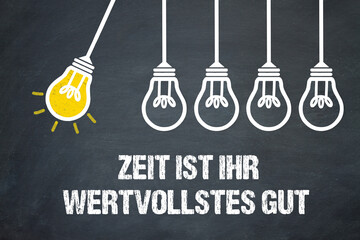 Fototapeta premium Zeit ist Ihr wertvollstes Gut
