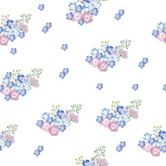 flowers pattern floral flowers illustration watercolor vector ornament