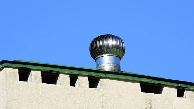 Ventilation turbo deflector. Cowl (chimney).