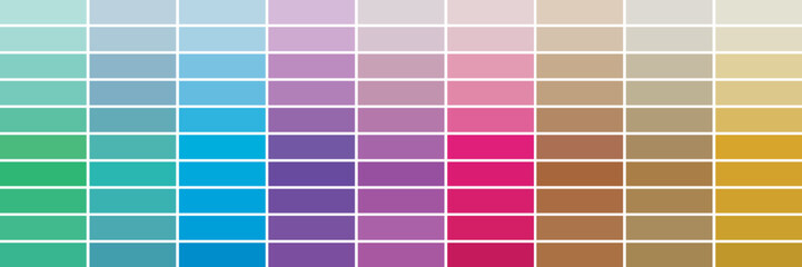 Fototapeta premium Color guide banner. Vector background illustration.