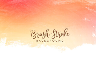 Abstract watercolor brush stroke soft colorful background