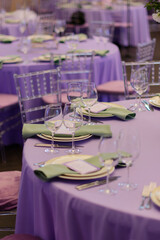 wedding decor in lavender color wedding decoration
