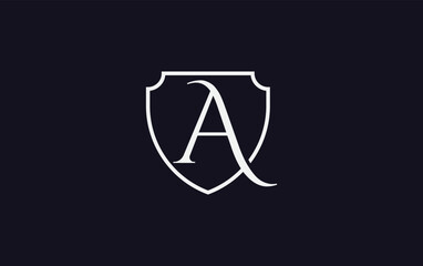 Protection and shield logo design vector