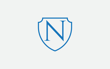 Protection and shield logo design vector