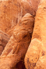 Red Rock Formations in the desert of Utah