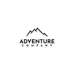 Mountain adventure logo design