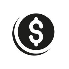 dollar coin icon