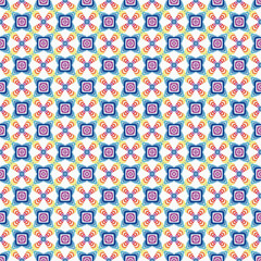 Multi color seamless pattern texture and template. Multicolored. Colorful ornamental graphic design. Colored mosaic ornaments. Vector illustration. EPS10.