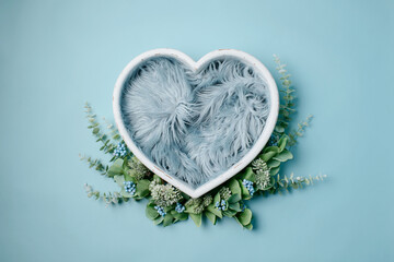 Newborn baby photography basket. Background for newborn baby. Background for newborn photograhper