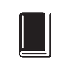 book icon vector. simple flat shape
