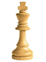 White King Chess Piece