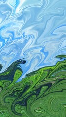 Liquify Abstract Pattern design. Soft colorful background, design for PC and Mobile applications.