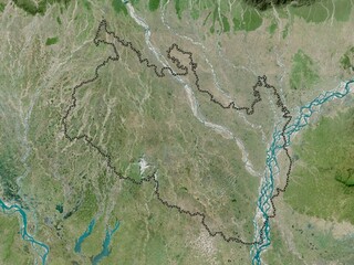 Rangpur, Bangladesh. High-res satellite. No legend