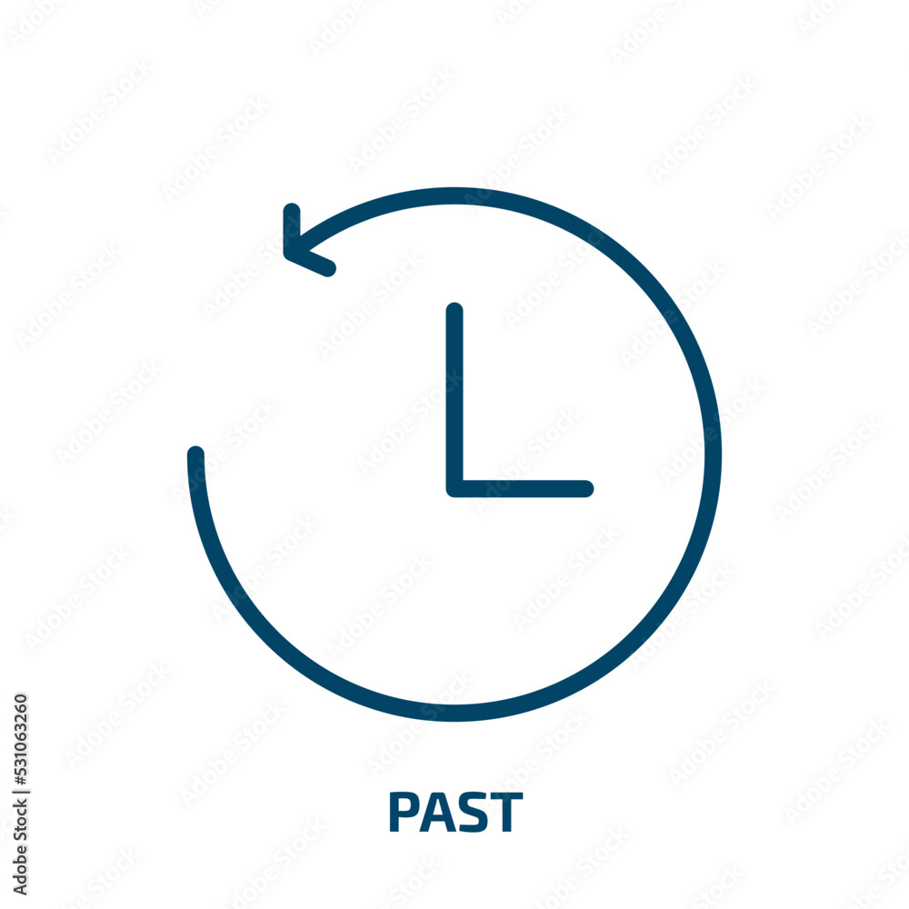 Poster past icon from user interface collection. thin linear past, paste, collection outline icon isolated 
