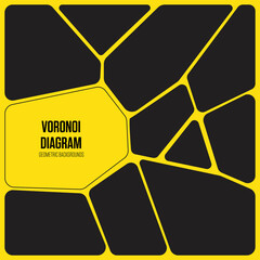 Voronoi diagram geometric tile texture, background, stone texture, print fabric vector mosaic patterns. Irregular cells background pattern. 2D Geometric shapes.