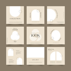 set of miniamalis social media sale post