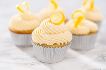 Lemon cupcakes