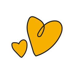 abstract love heart romantic decoration