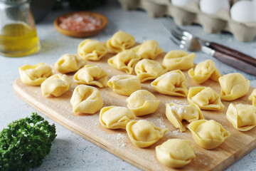 Tortellini - dumplings typical dish from Italian cuisine