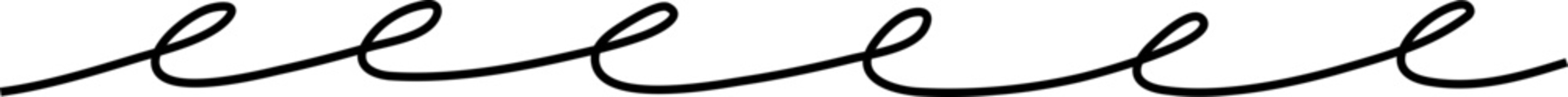 Vector Line Element Doodle Wavy