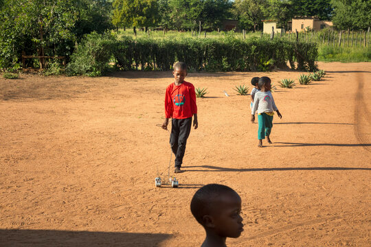 African Kids Playing