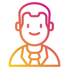 Obraz premium business man icon