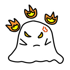 Cute Ghost Clipart, Graphic