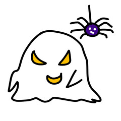 Cute Ghost Clipart, Graphic