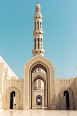 Details of Muscat mosque Sheikh Qaboos Oman