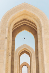 Fototapeta na wymiar Sultan Qaboos grand mosque in Muscat Oman