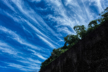 landscape with clouds