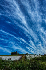 landscape with clouds