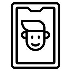 Obraz premium smartphone icon