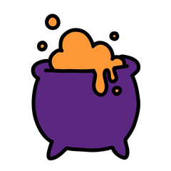 pot Halloween Clipart,