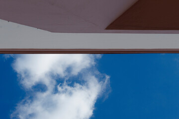 blue sky with clouds