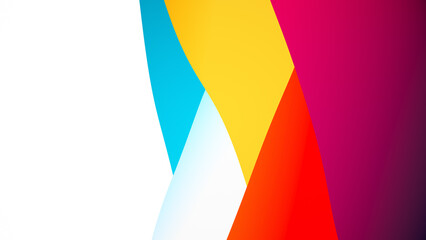 abstract colourful wallpaper illustration from wavy layers filled