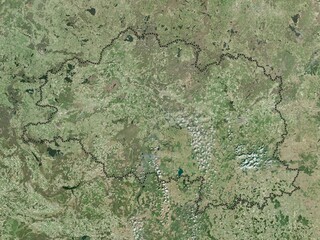 Vitsyebsk, Belarus. High-res satellite. No legend - obrazy, fototapety, plakaty