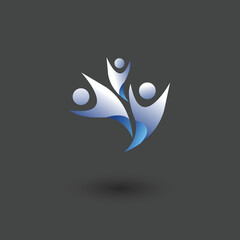 Health, Community, Freedom, Partnership, logo