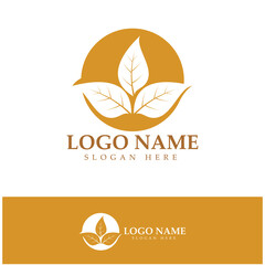 tobacco leaf logo,tobacco field and tobacco cigarette logo template design vector