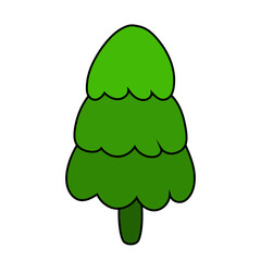 Tree Filled Clipart